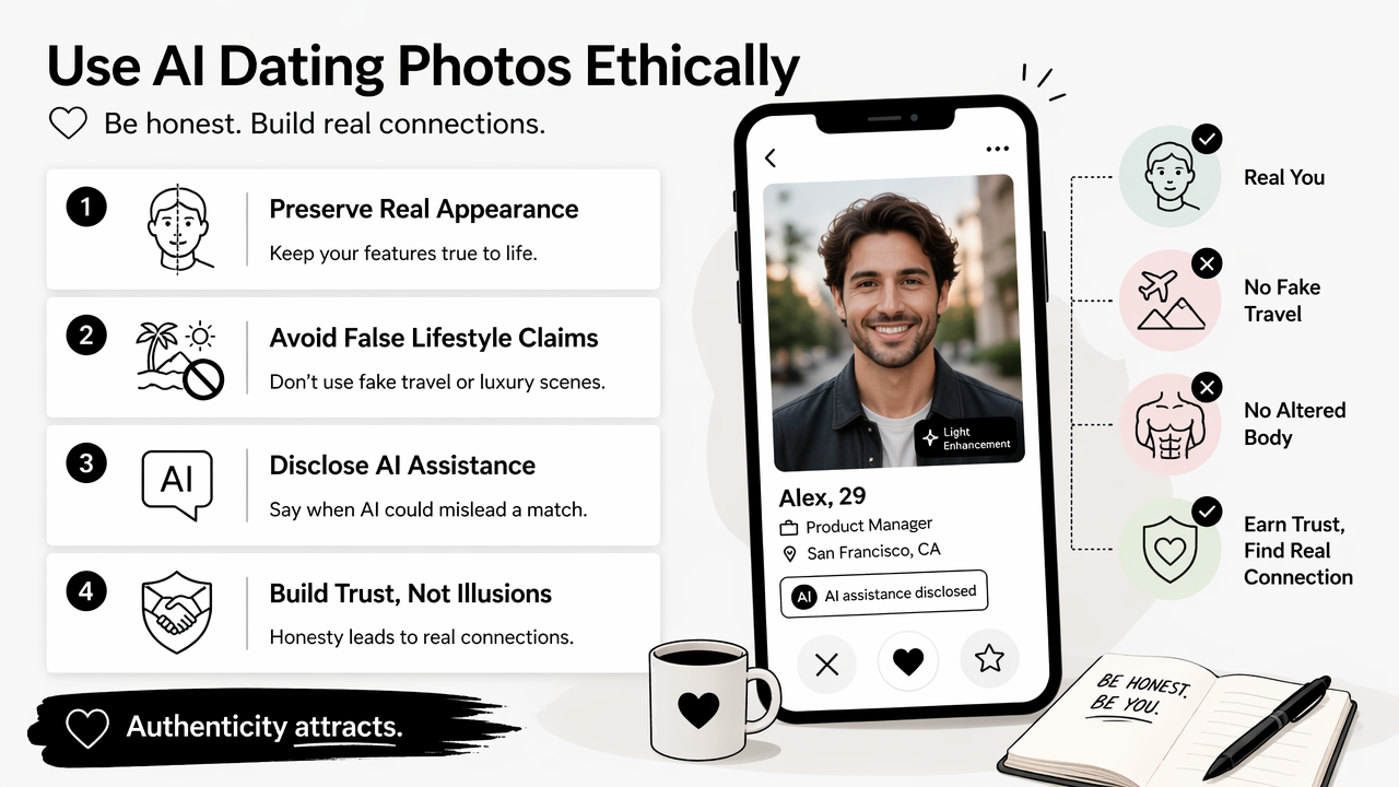 Illustration for How should professionals handle authenticity and ethics?