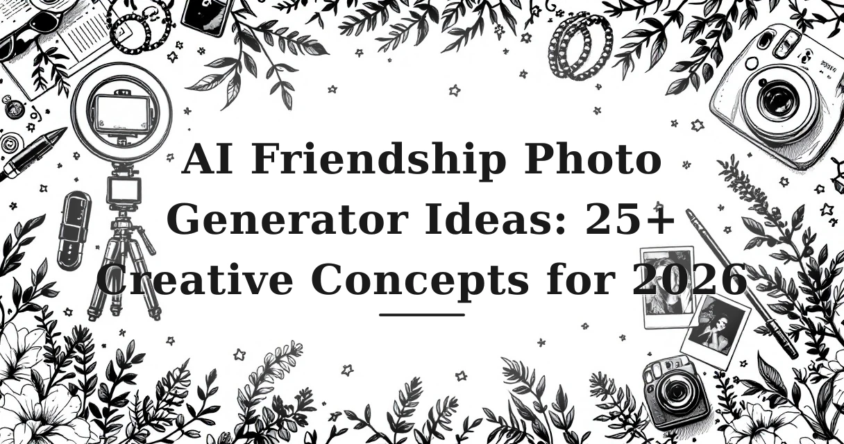 AI Friendship Photo Generator Ideas: 25+ Creative Concepts for 2026