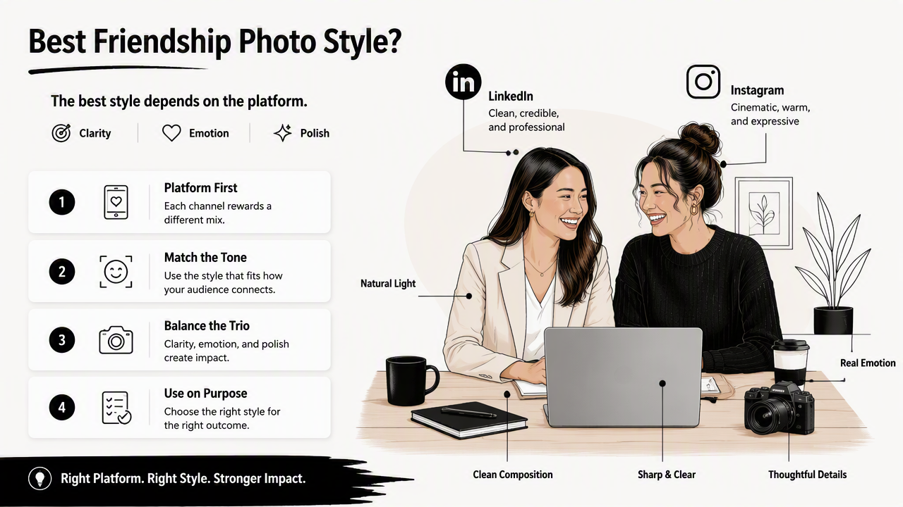 Illustration for Which styles work best by platform?