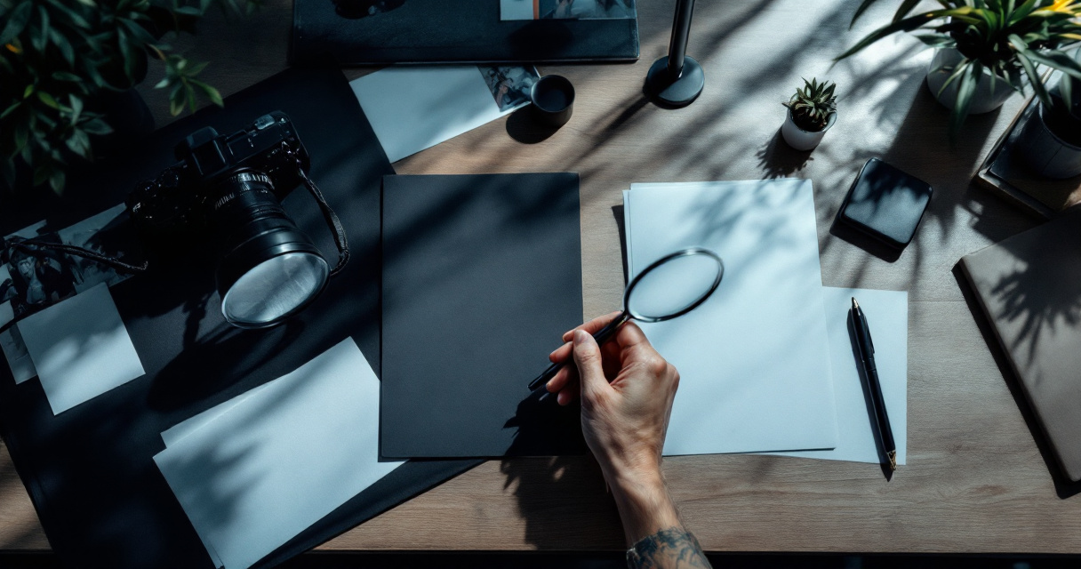 Studio desk showing AI image consent, provenance, and copyright review materials