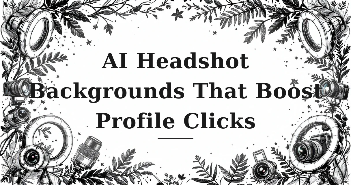 AI Headshot Backgrounds That Boost Profile Clicks
