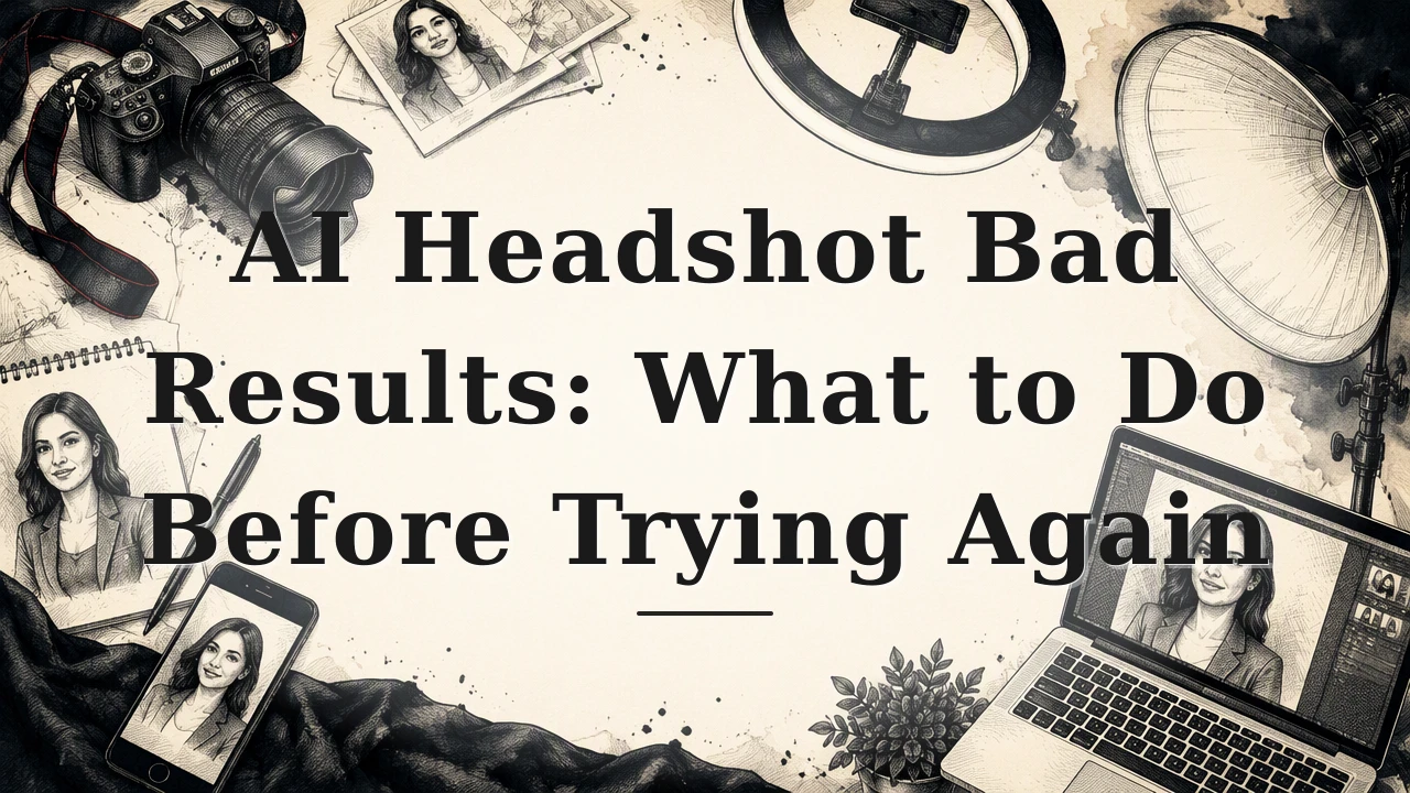 AI Headshot Bad Results: What to Do Before Trying Again