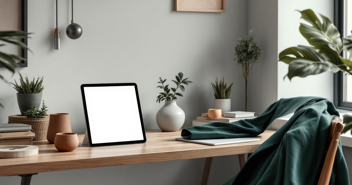 Studio scene comparing personal brand headshot color palette directions for different platforms