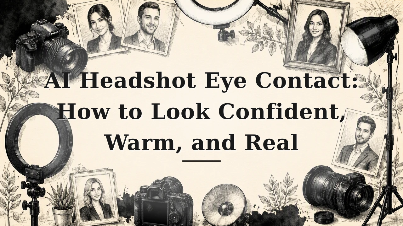 AI Headshot Eye Contact: How to Look Confident, Warm, and Real
