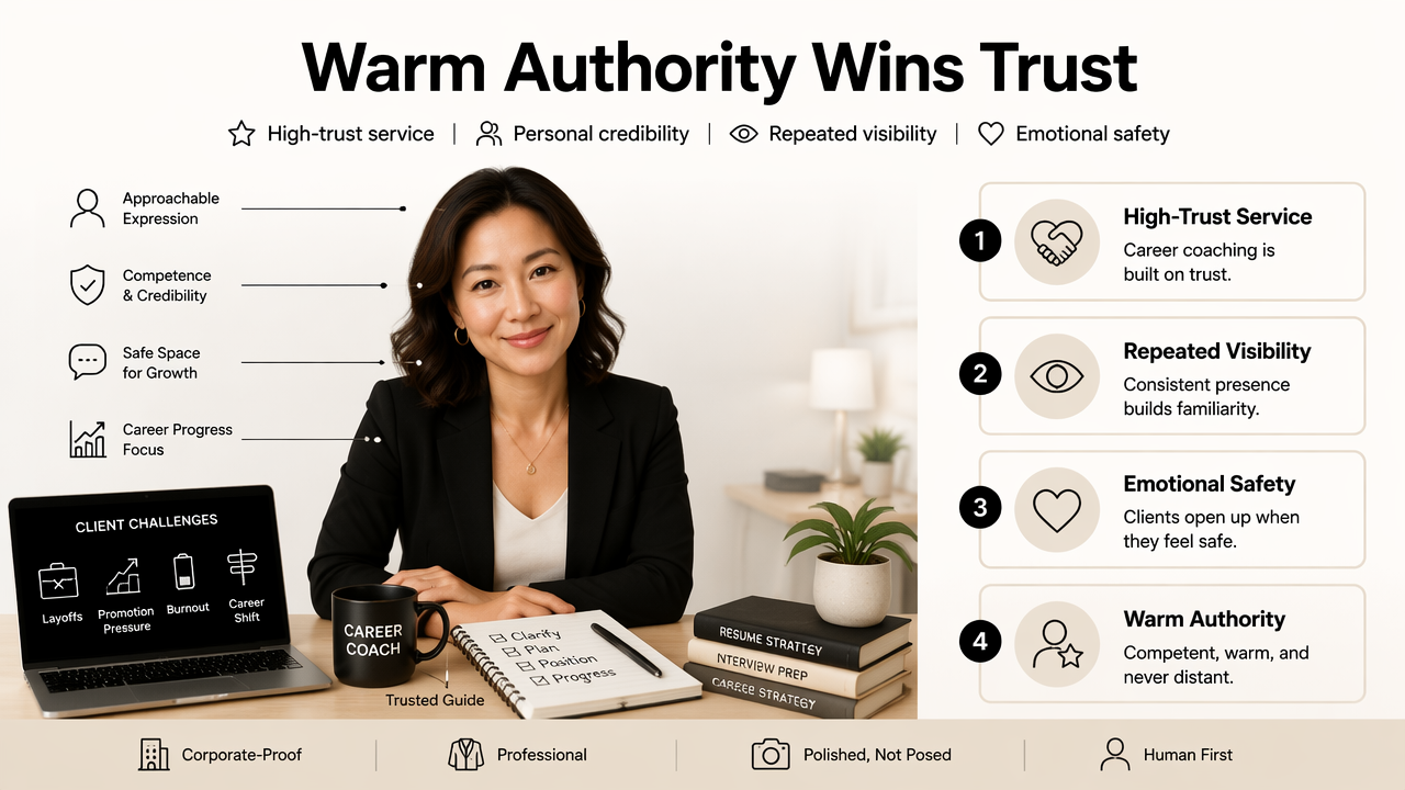 Illustration for Why does warm authority matter for coaches?