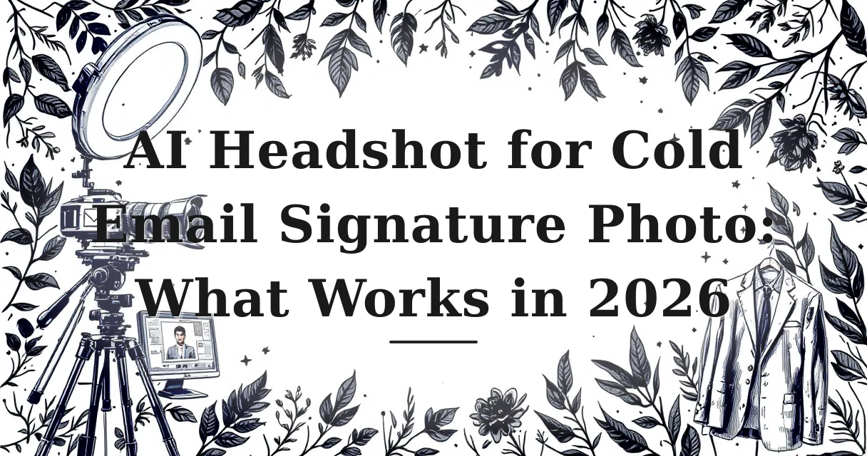 AI Headshot for Cold Email Signature Photo: What Works in 2026