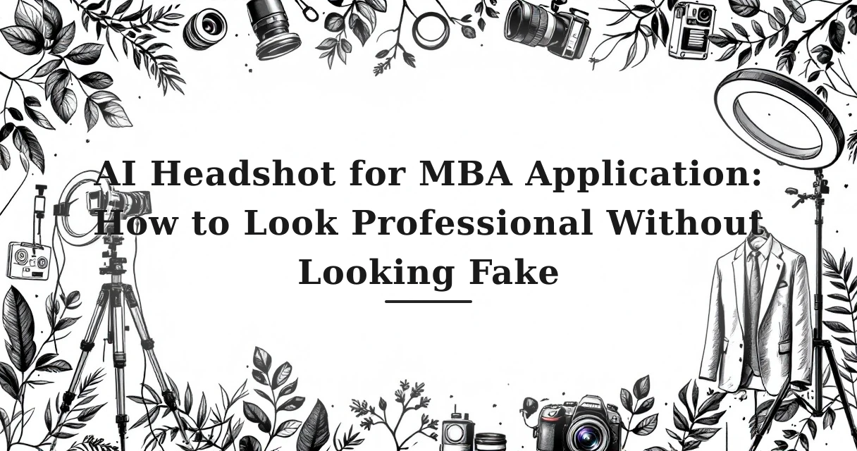 AI Headshot for MBA Application: How to Look Professional Without Looking Fake