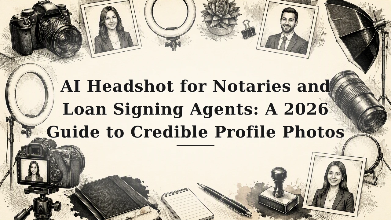AI Headshot for Notaries and Loan Signing Agents: A 2026 Guide to Credible Profile Photos