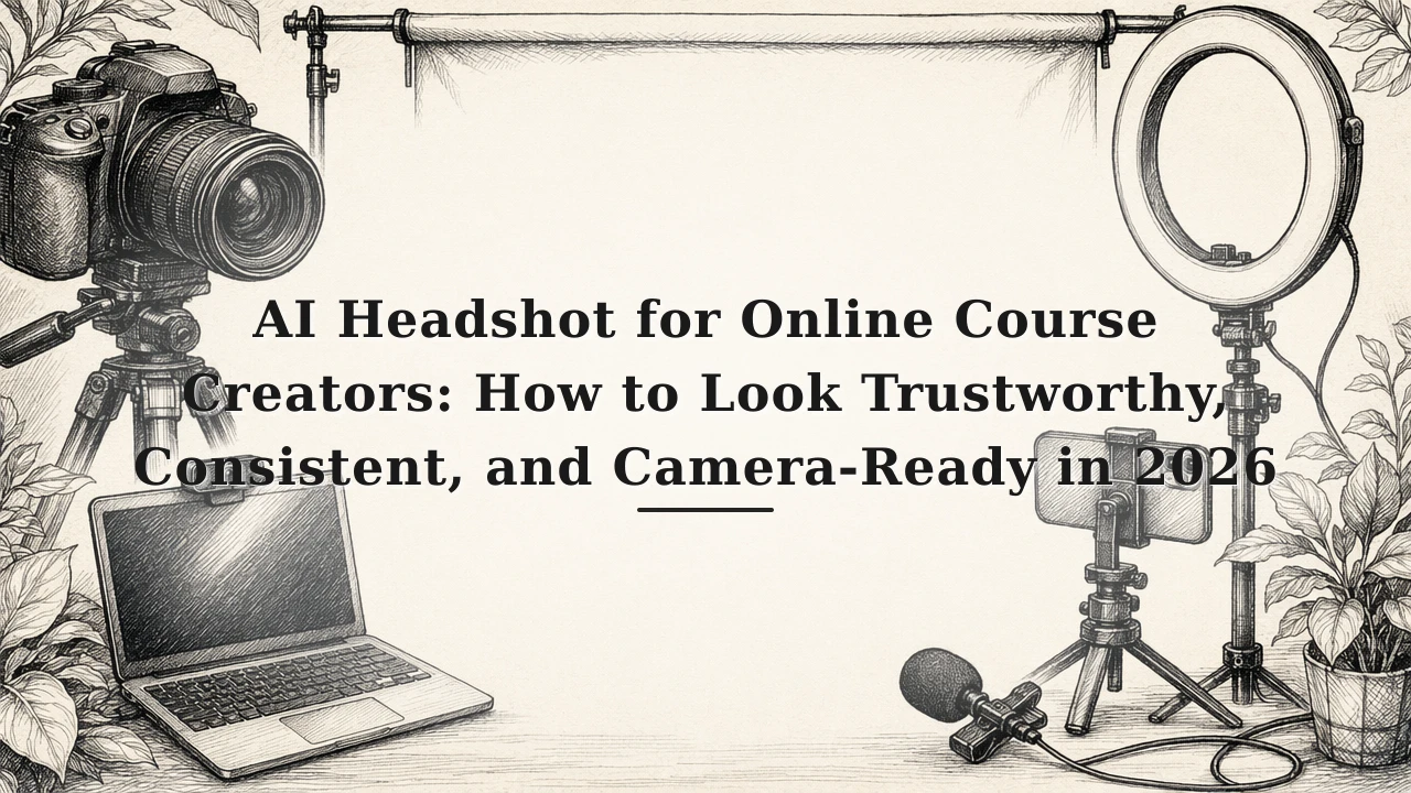 AI Headshot for Online Course Creators: How to Look Trustworthy, Consistent, and Camera-Ready in 2026
