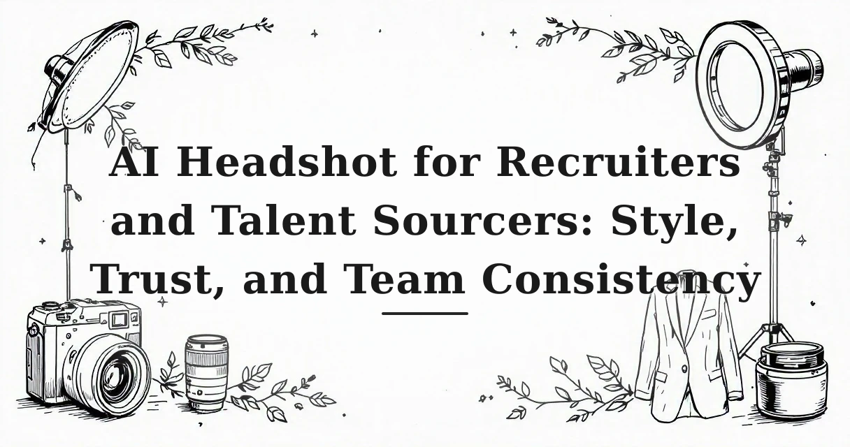AI Headshot for Recruiters and Talent Sourcers: Style, Trust, and Team Consistency