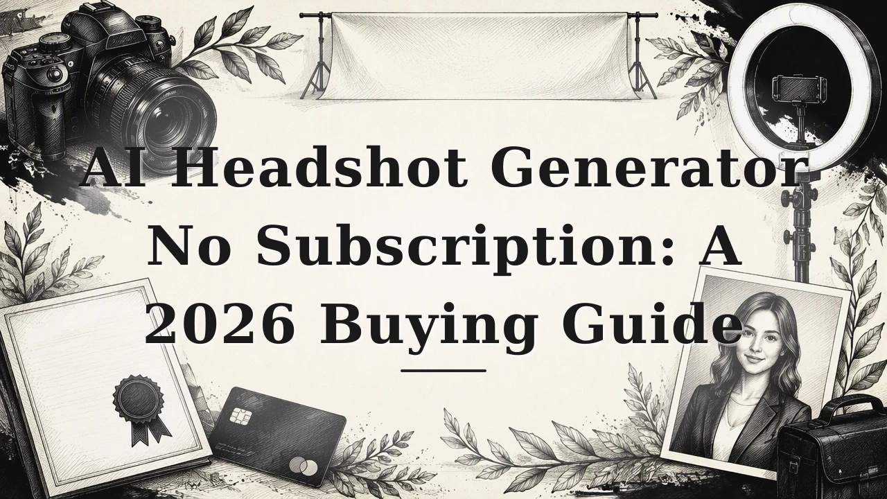AI Headshot Generator No Subscription: A 2026 Buying Guide
