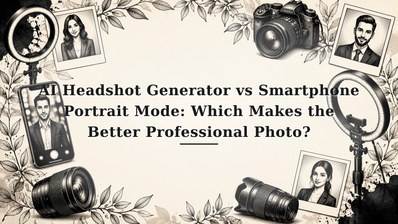 AI Headshot Generator vs Smartphone Portrait Mode: Which Makes the Better Professional Photo?