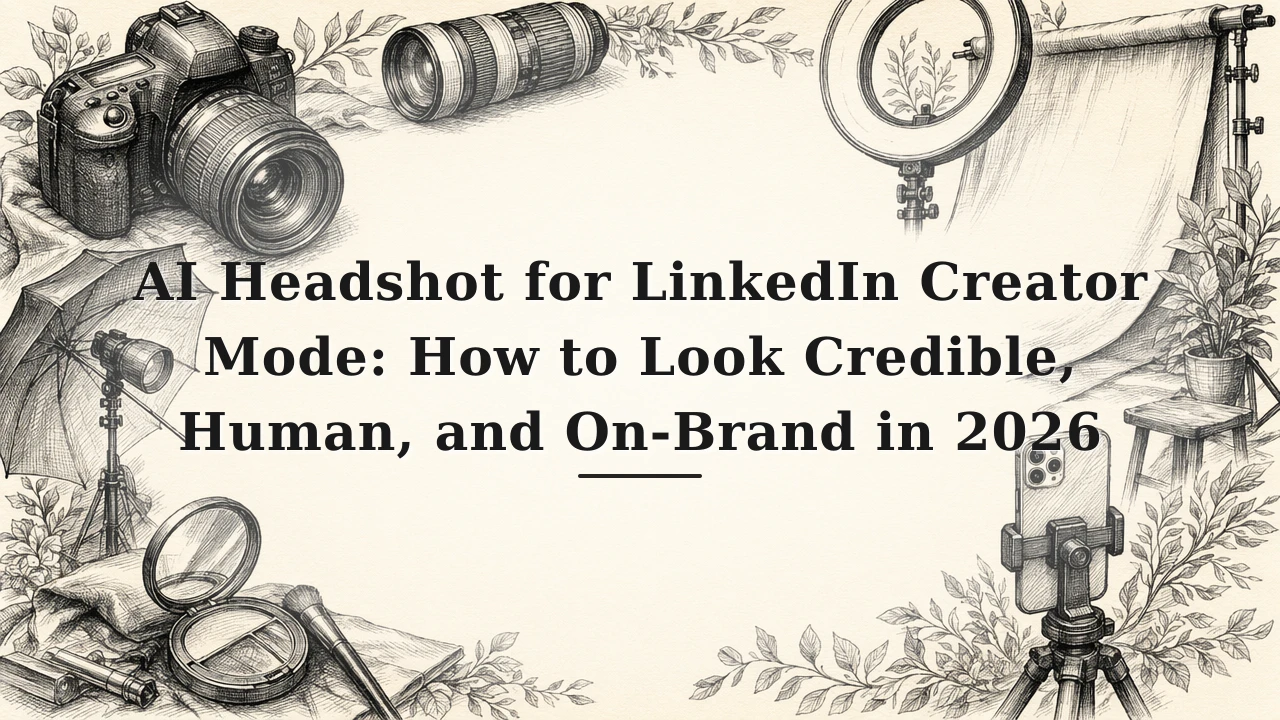 AI Headshot for LinkedIn Creator Mode: How to Look Credible, Human, and On-Brand in 2026