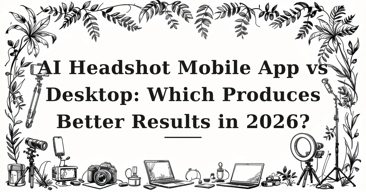 AI Headshot Mobile App vs Desktop: Which Produces Better Results in 2026?