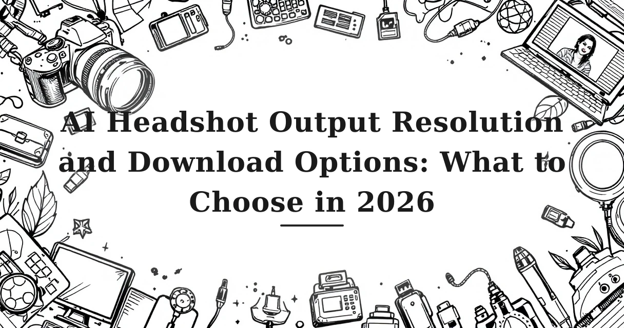 AI Headshot Output Resolution and Download Options: What to Choose in 2026