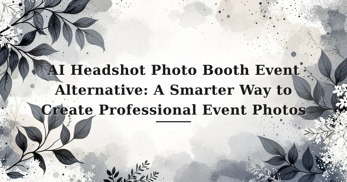 AI Headshot Photo Booth Event Alternative: A Smarter Way to Create Professional Event Photos