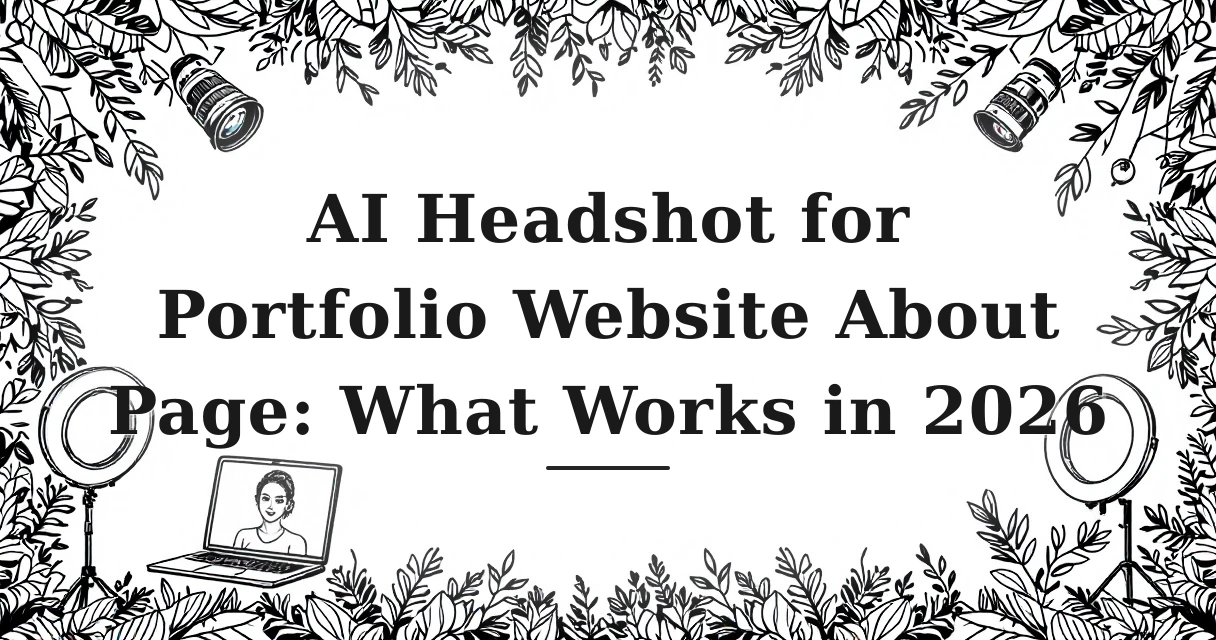 AI Headshot for Portfolio Website About Page: What Works in 2026