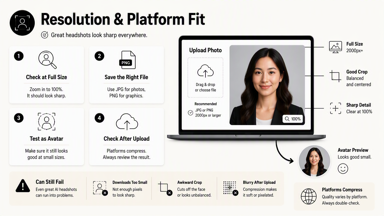 Illustration for How can resolution and platform fit be confirmed?