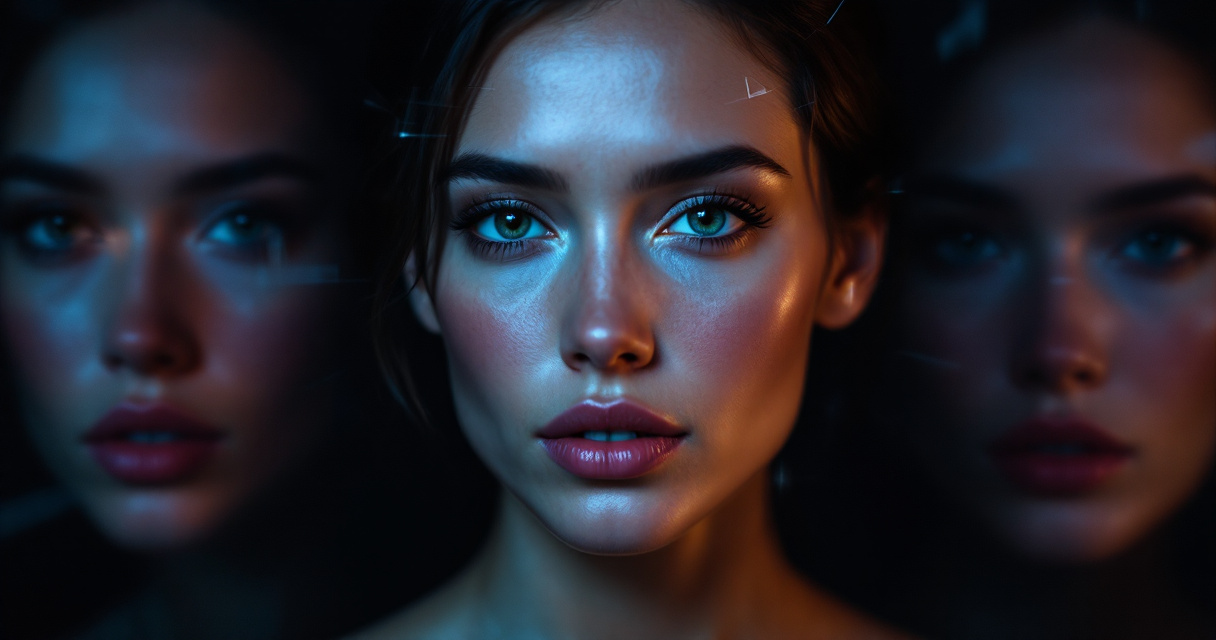 Distorted AI headshots with visual artifacts illustrating quality problems from cheap AI headshot generators