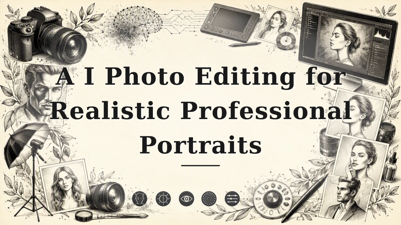 A I Photo Editing for Realistic Professional Portraits