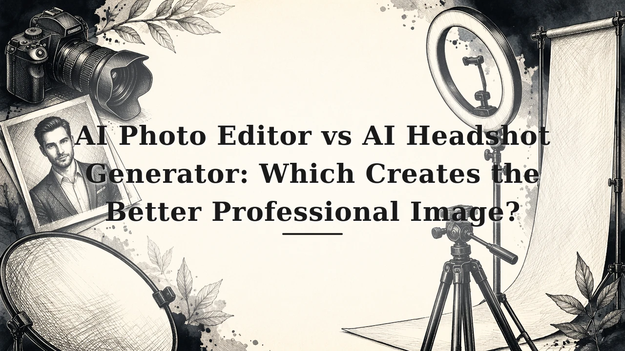 AI Photo Editor vs AI Headshot Generator: Which Creates the Better Professional Image?
