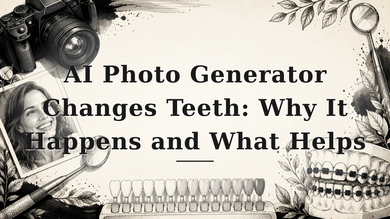 AI Photo Generator Changes Teeth: Why It Happens and What Helps