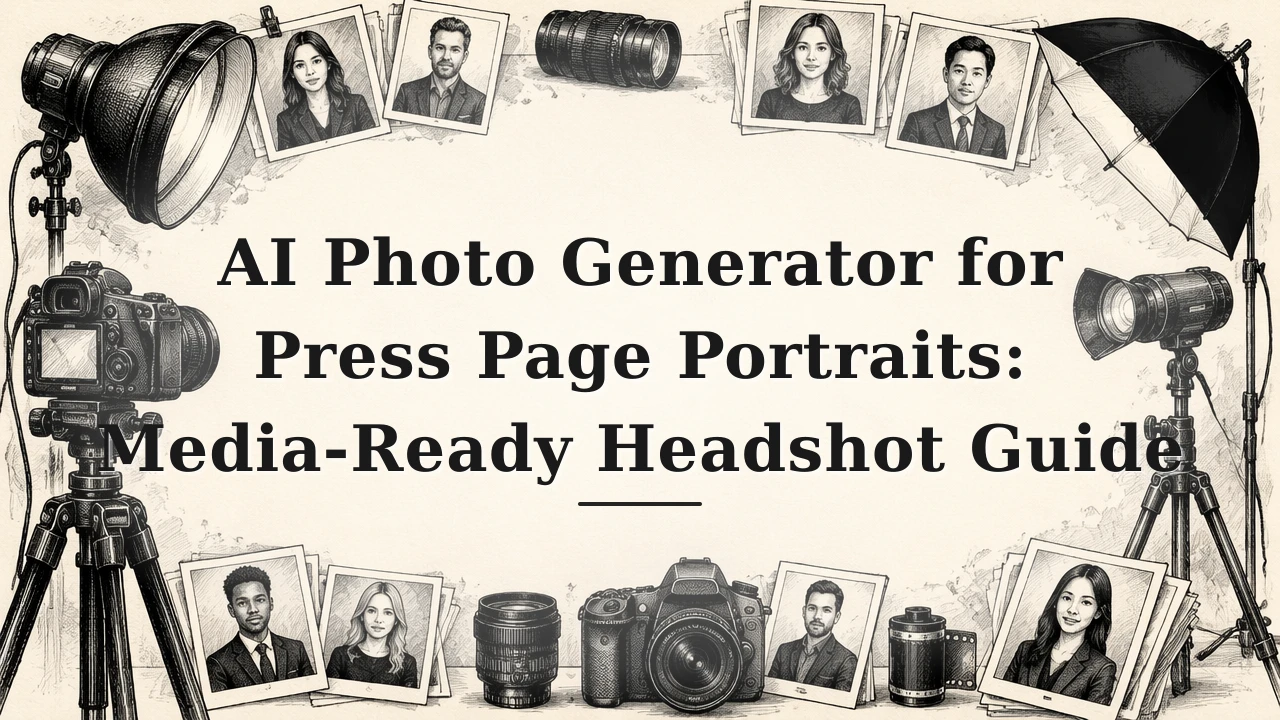 AI Photo Generator for Press Page Portraits: Media-Ready Headshot Guide