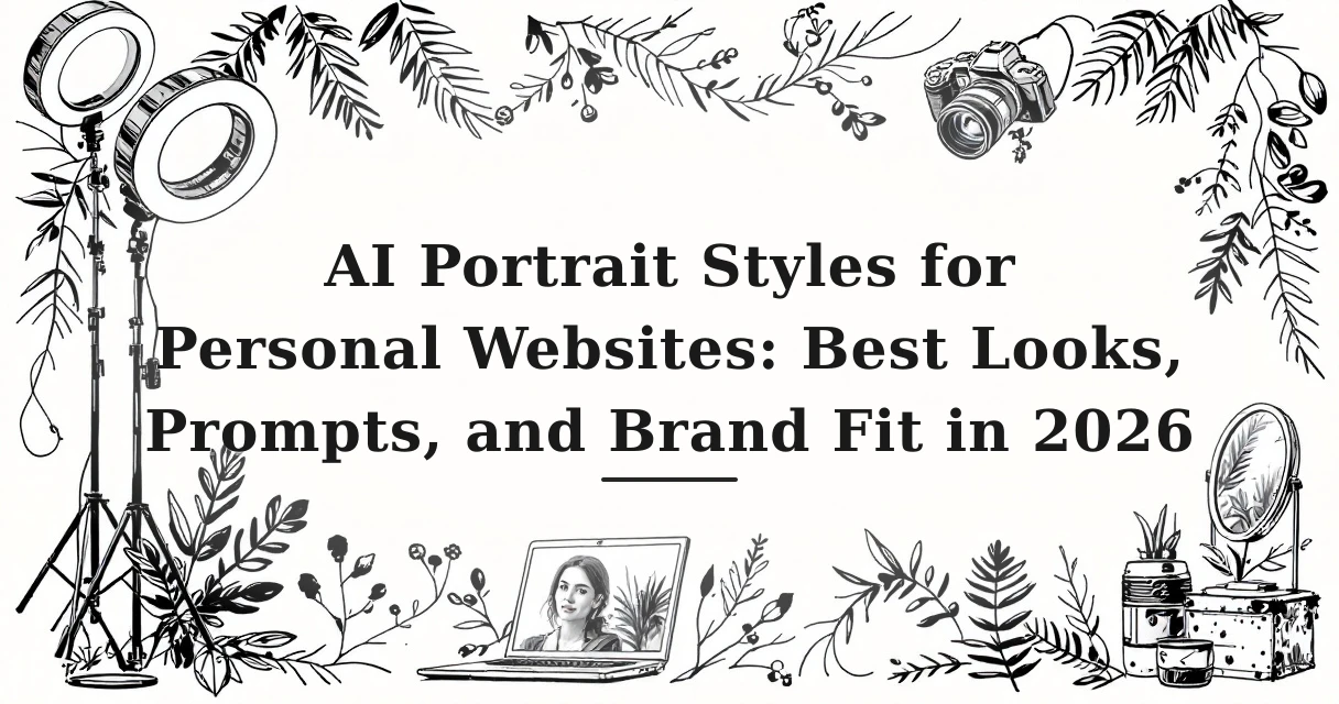 AI Portrait Styles for Personal Websites: Best Looks, Prompts, and Brand Fit in 2026