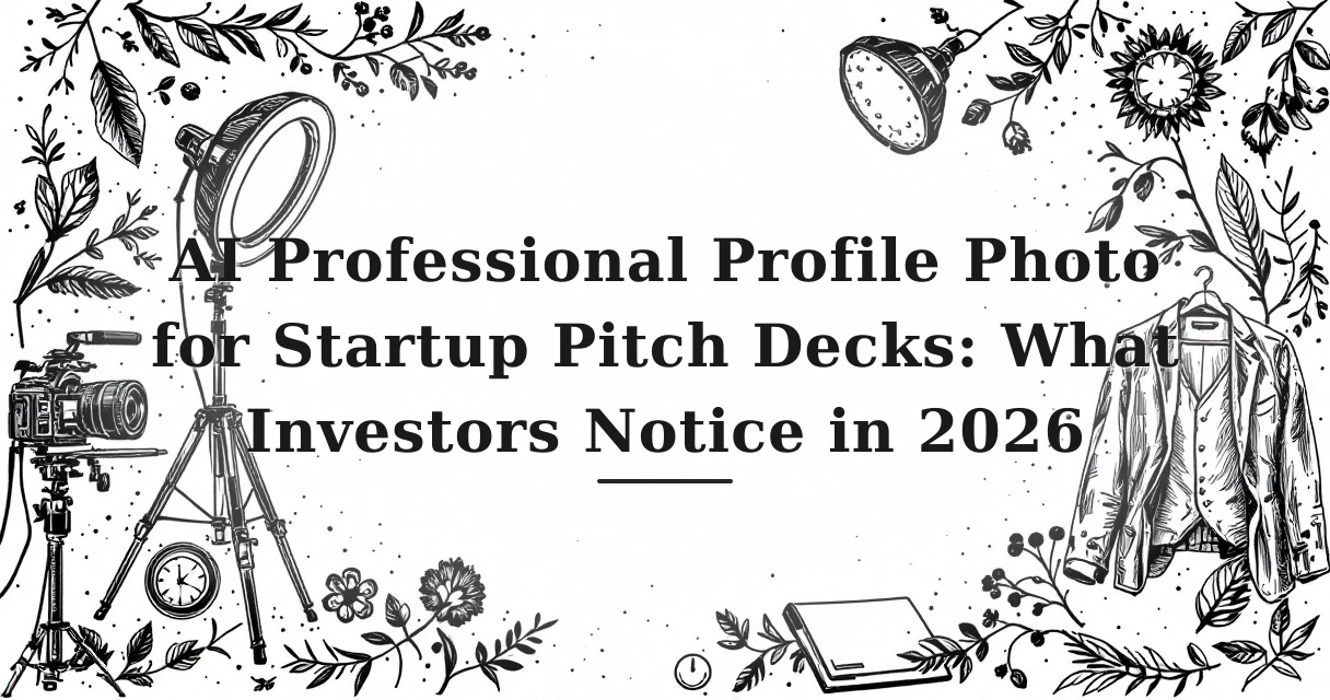 AI Professional Profile Photo for Startup Pitch Decks: What Investors Notice in 2026