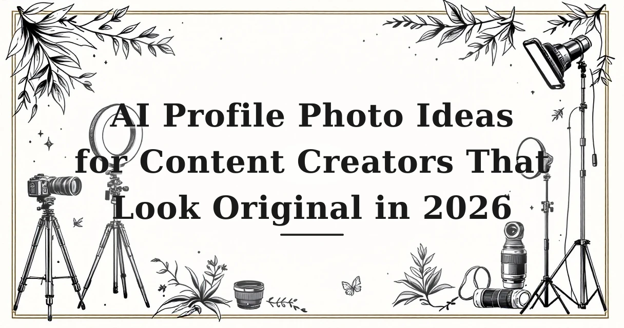 AI Profile Photo Ideas for Content Creators That Look Original in 2026