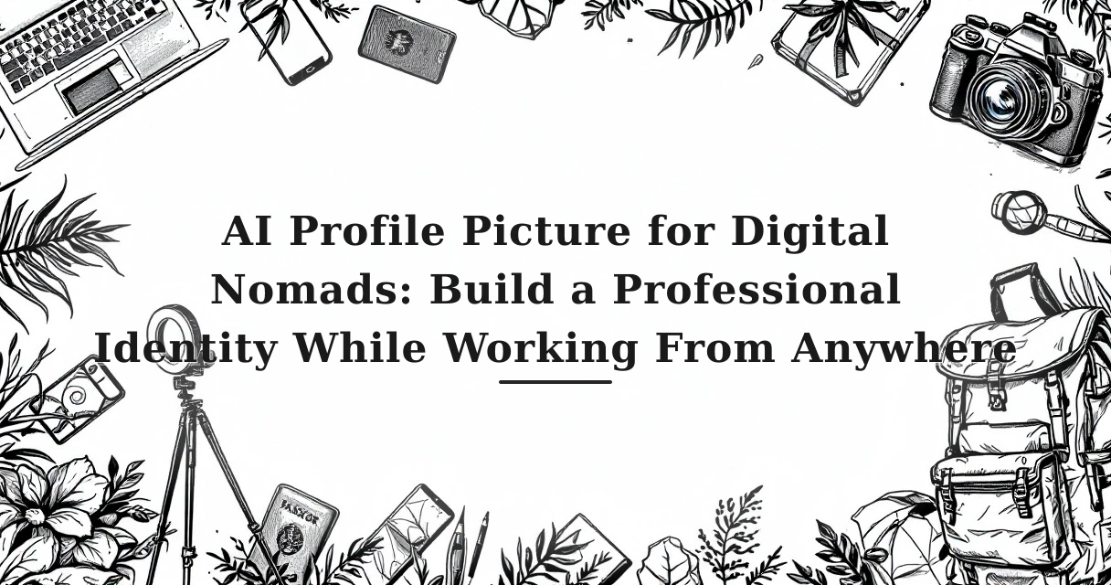 AI Profile Picture for Digital Nomads: Build a Professional Identity While Working From Anywhere