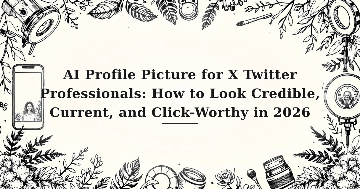 AI Profile Picture for X Twitter Professionals: How to Look Credible, Current, and Click-Worthy in 2026