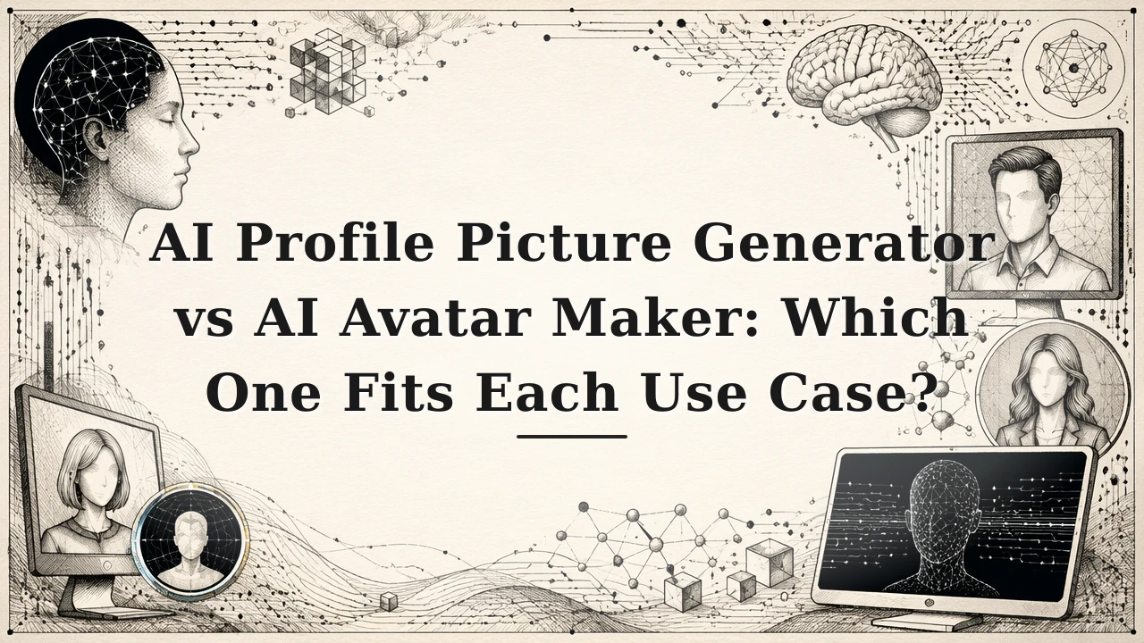 AI Profile Picture Generator vs AI Avatar Maker: Which One Fits Each Use Case?