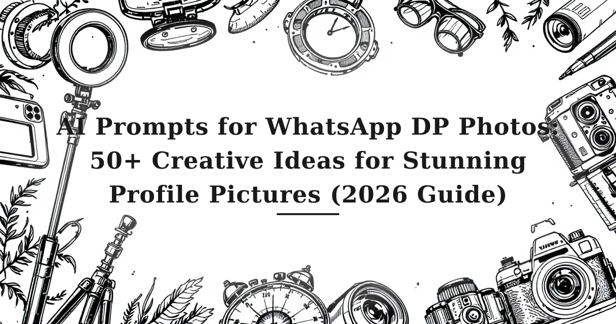 AI Prompts for WhatsApp DP Photos: 50+ Creative Ideas for Stunning Profile Pictures (2026 Guide)
