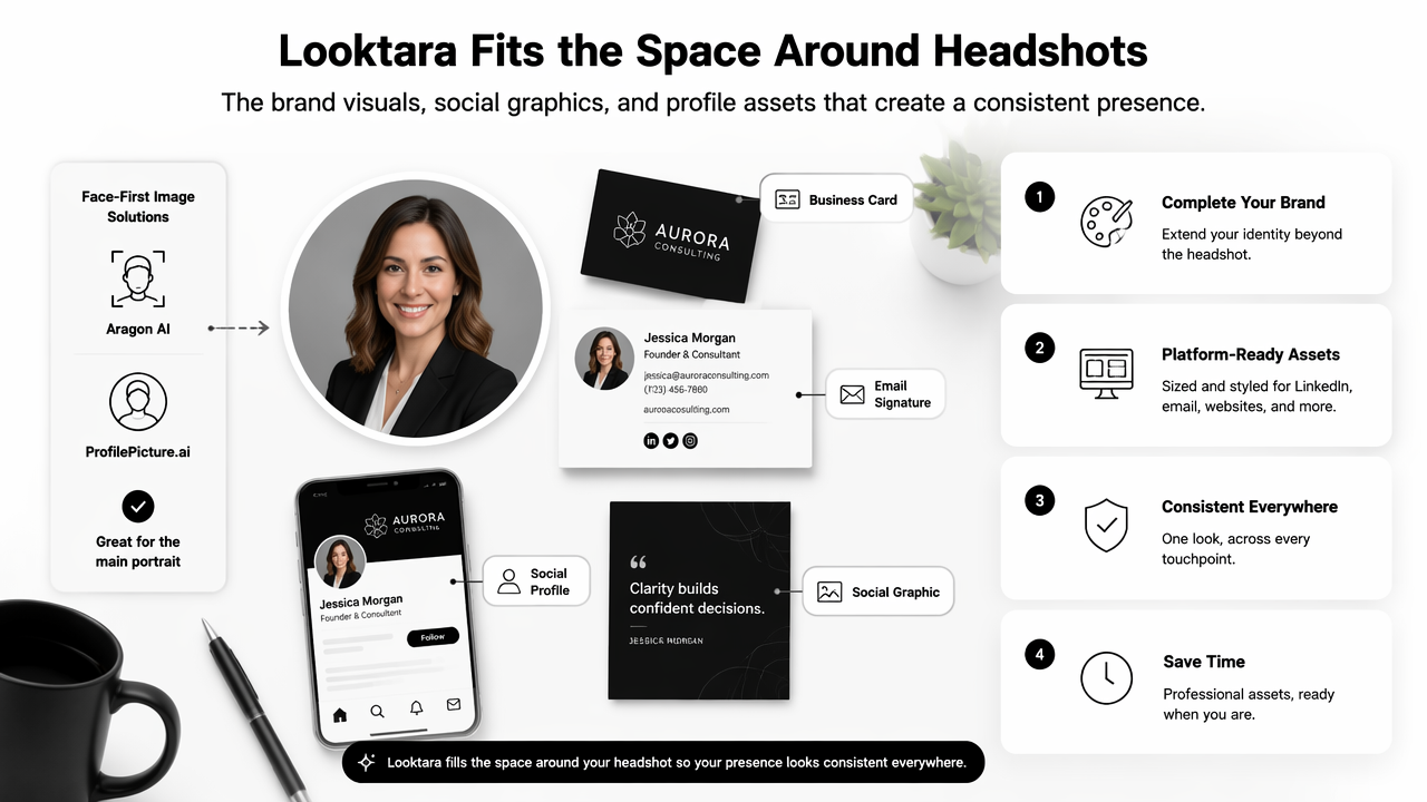 Illustration for How Looktara handles broader personal-brand imagery
