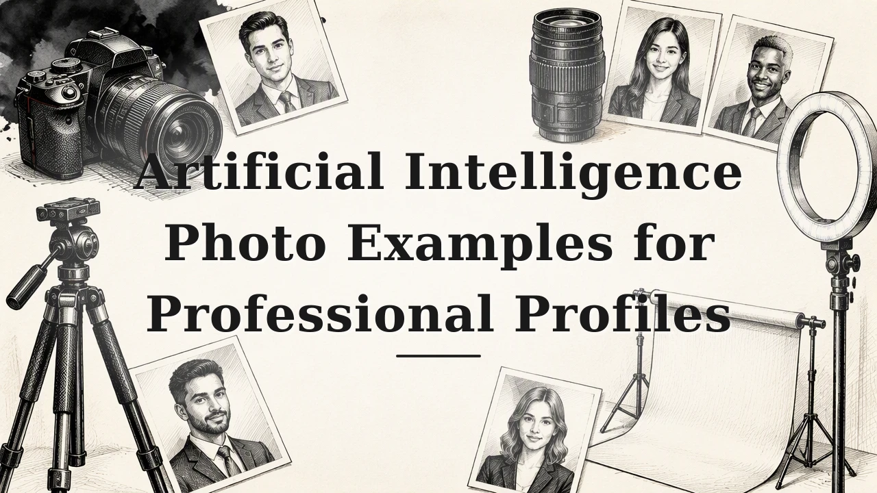 Artificial Intelligence Photo Examples for Professional Profiles
