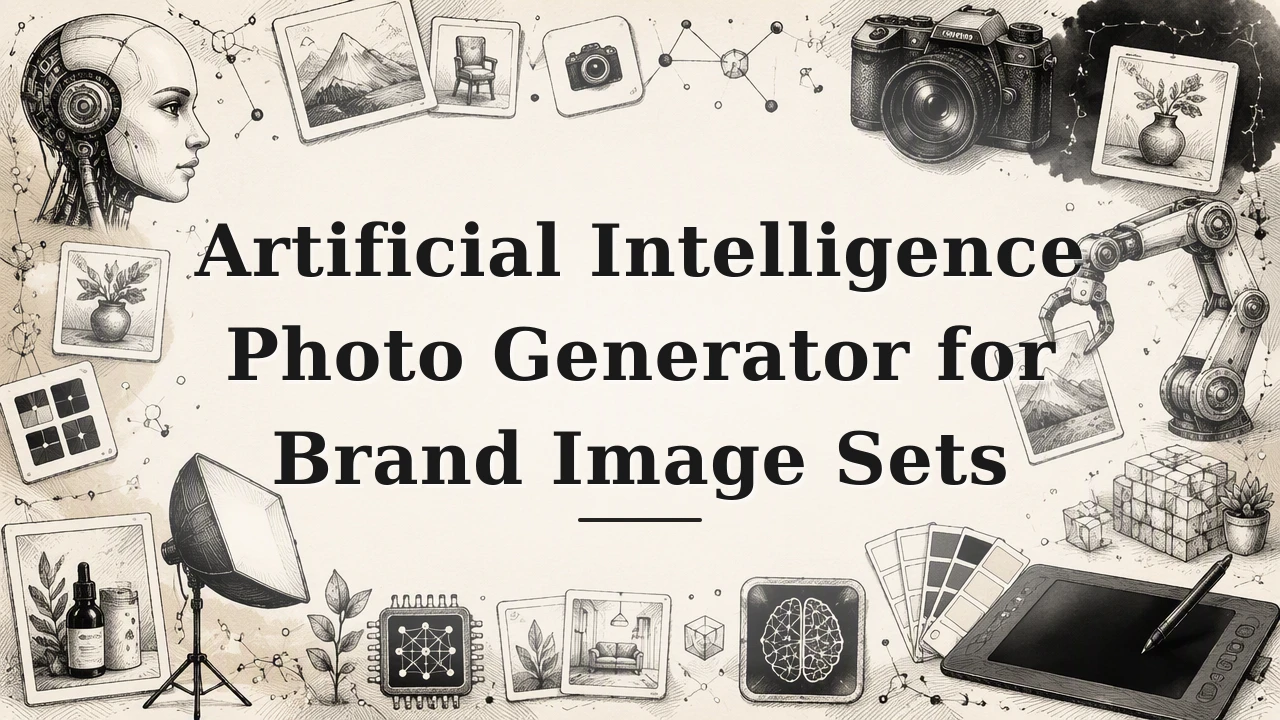 Artificial Intelligence Photo Generator for Brand Image Sets