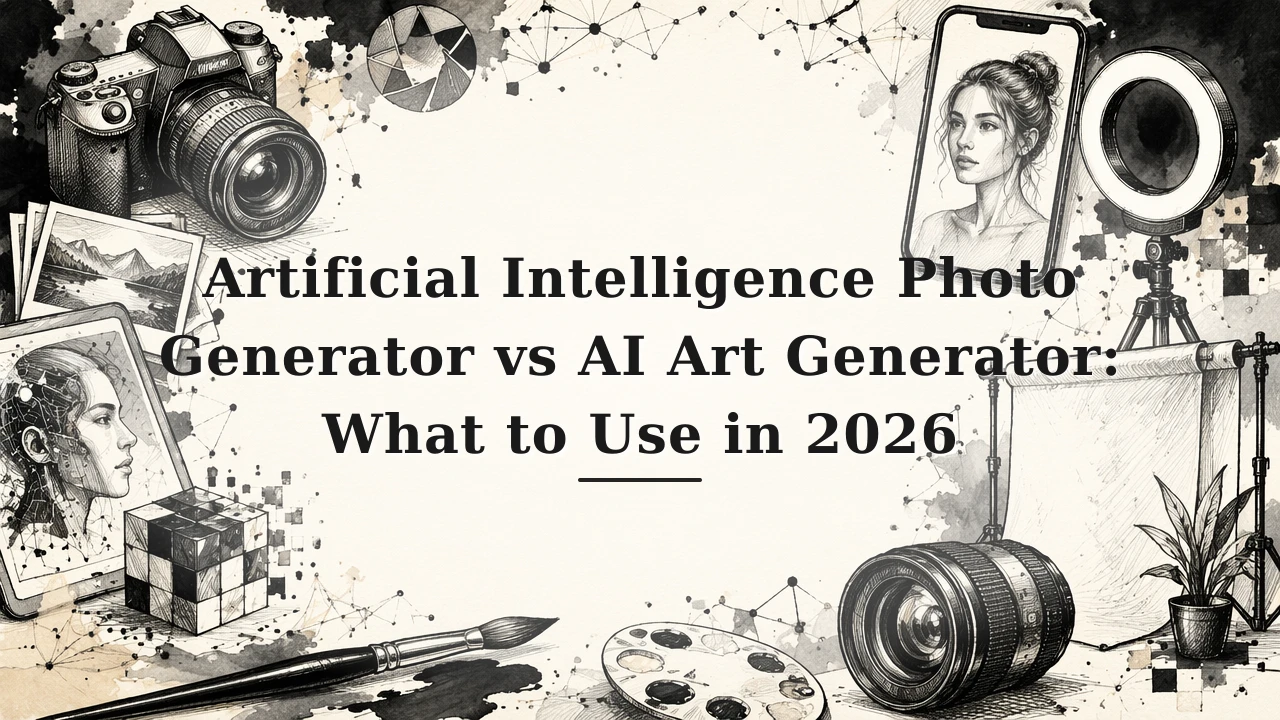 Artificial Intelligence Photo Generator vs AI Art Generator: What to Use in 2026