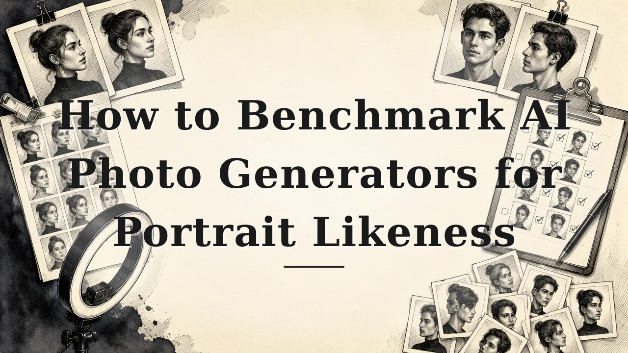 How to Benchmark AI Photo Generators for Portrait Likeness