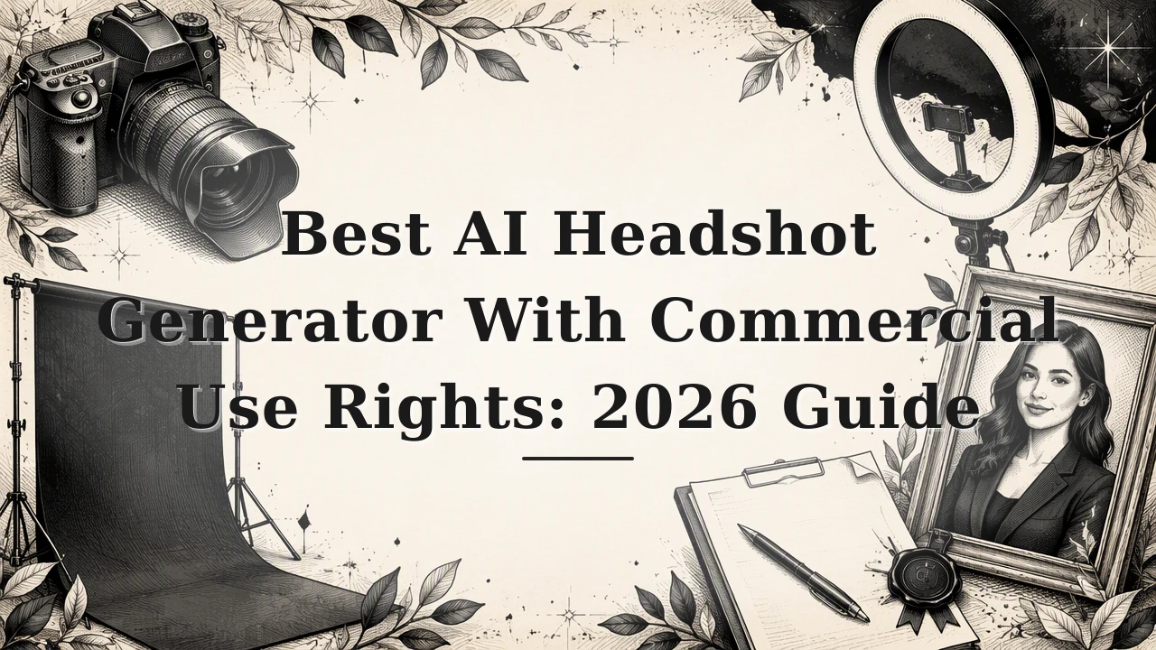 Best AI Headshot Generator With Commercial Use Rights: 2026 Guide
