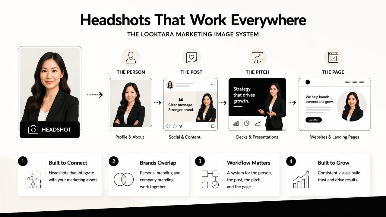 Illustration for How does Looktara support a marketing content workflow?