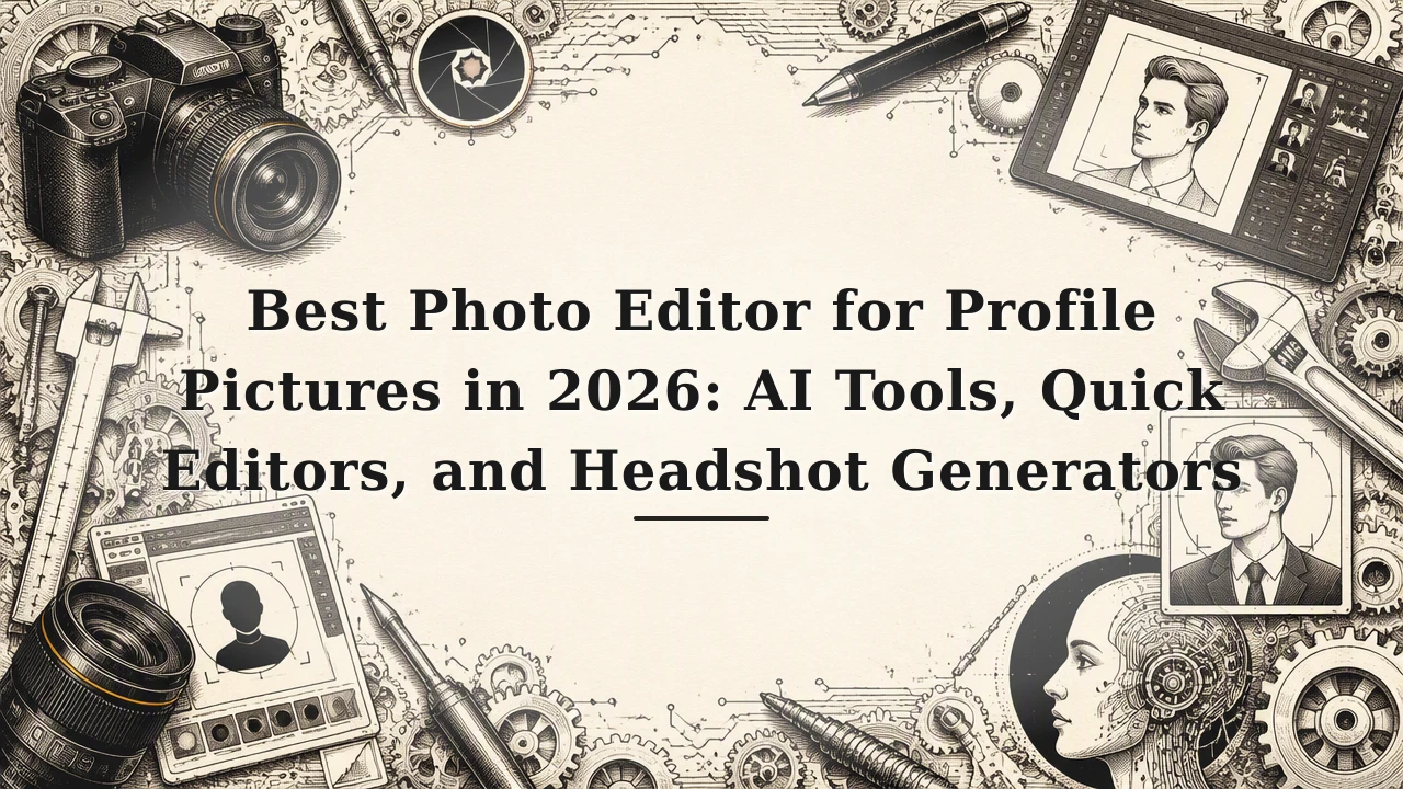 Best Photo Editor for Profile Pictures in 2026: AI Tools, Quick Editors, and Headshot Generators