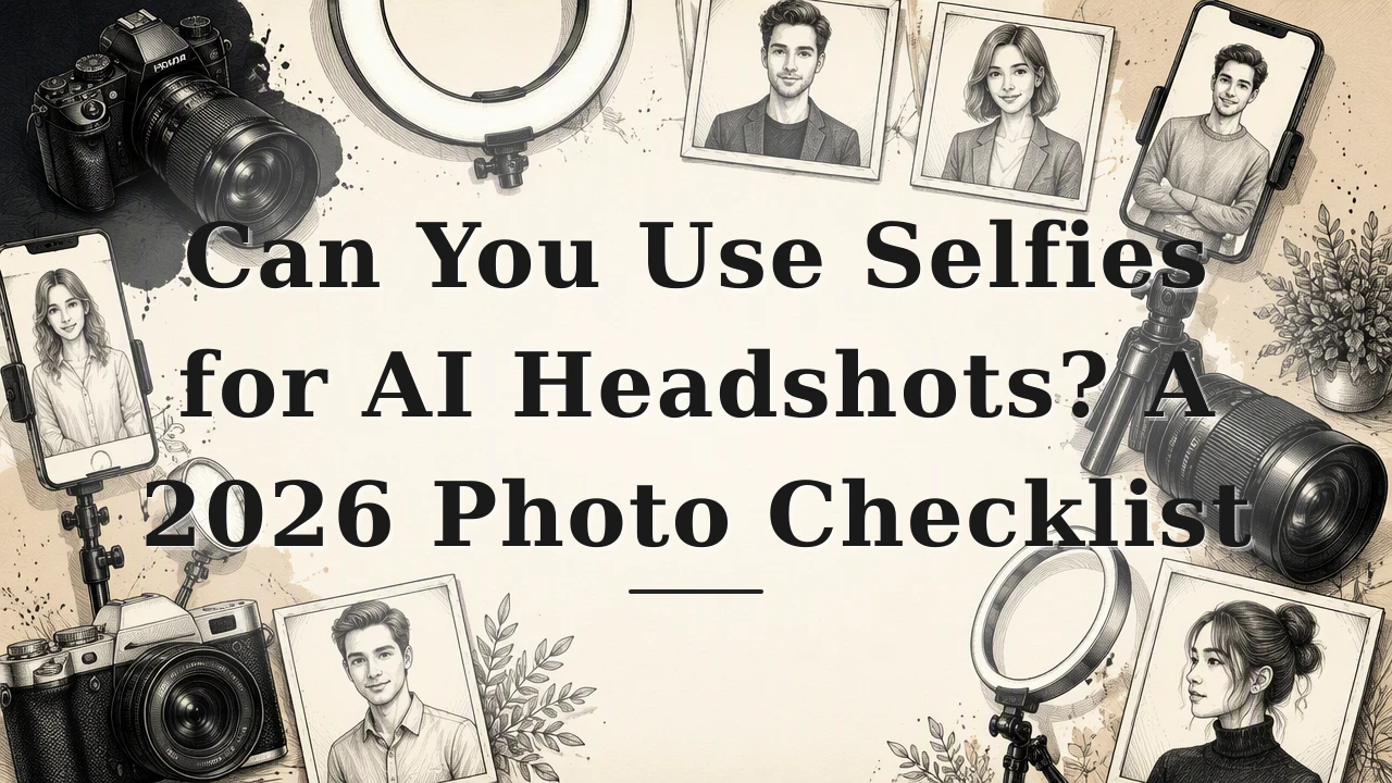 Can You Use Selfies for AI Headshots? A 2026 Photo Checklist