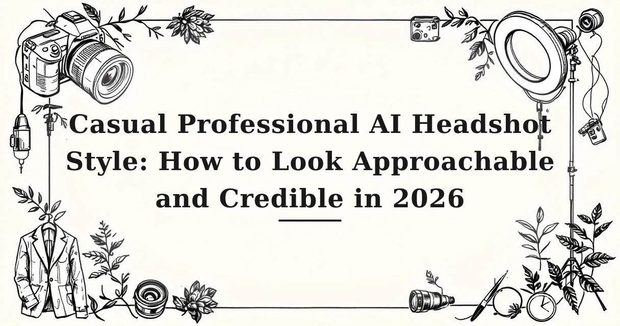 Casual Professional AI Headshot Style: How to Look Approachable and Credible in 2026