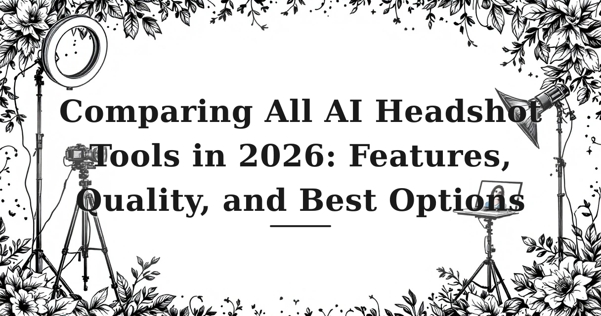 Comparing All AI Headshot Tools in 2026: Features, Quality, and Best Options