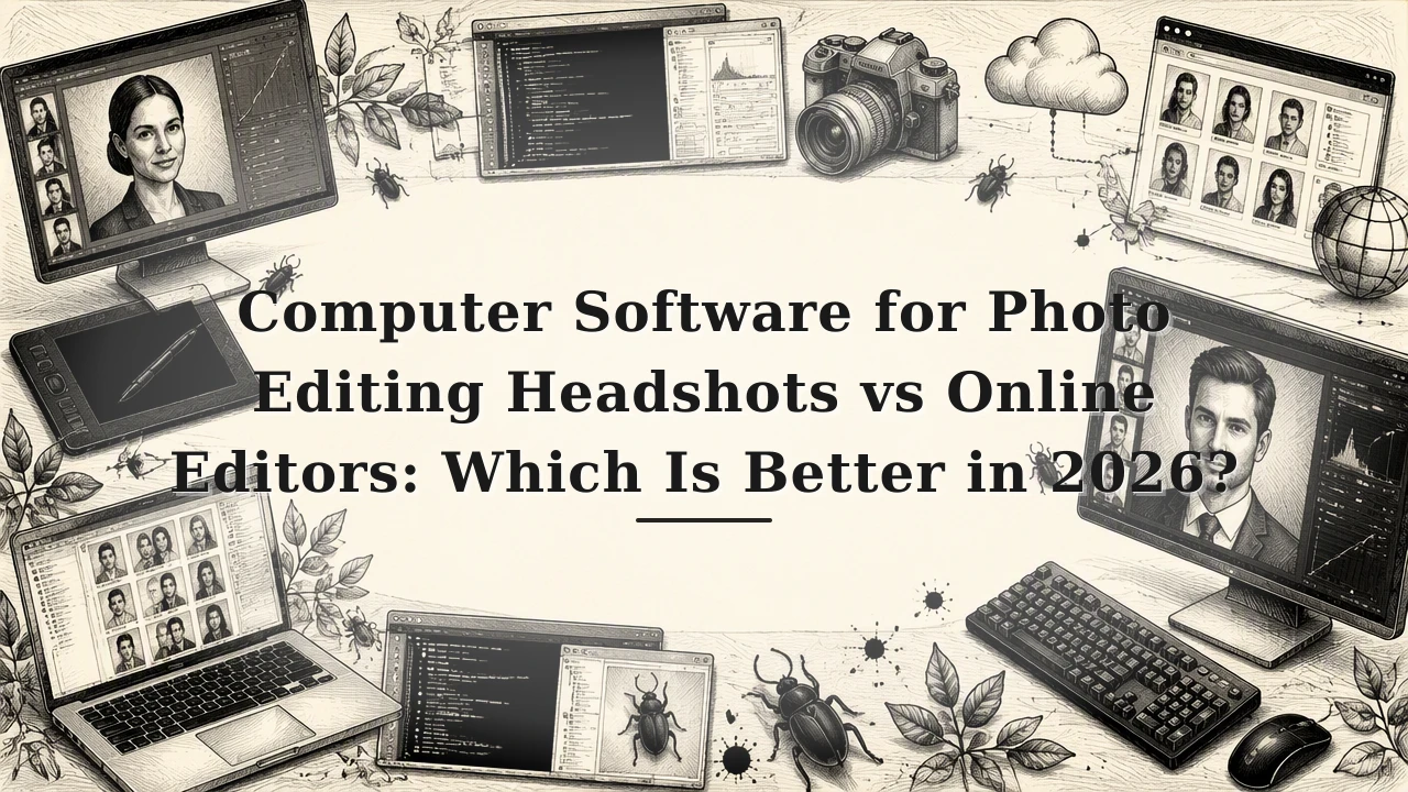 Computer Software for Photo Editing Headshots vs Online Editors: Which Is Better in 2026?