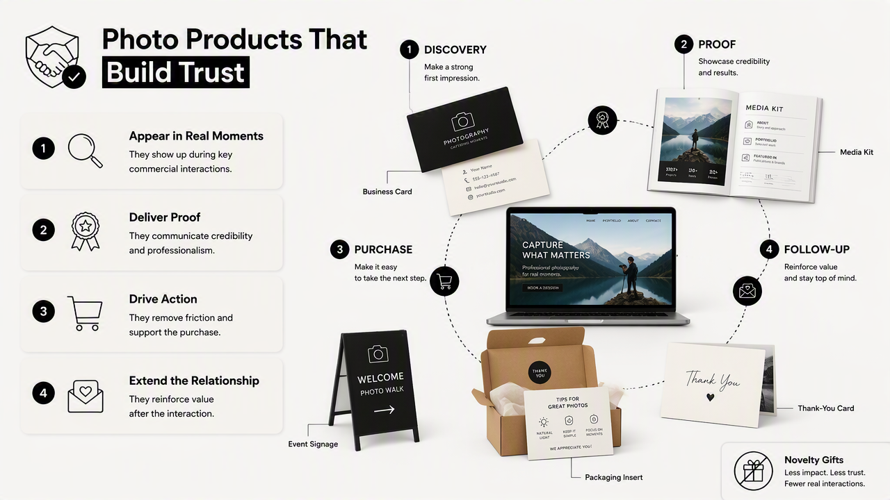 Illustration for Which photo products build the most trust?