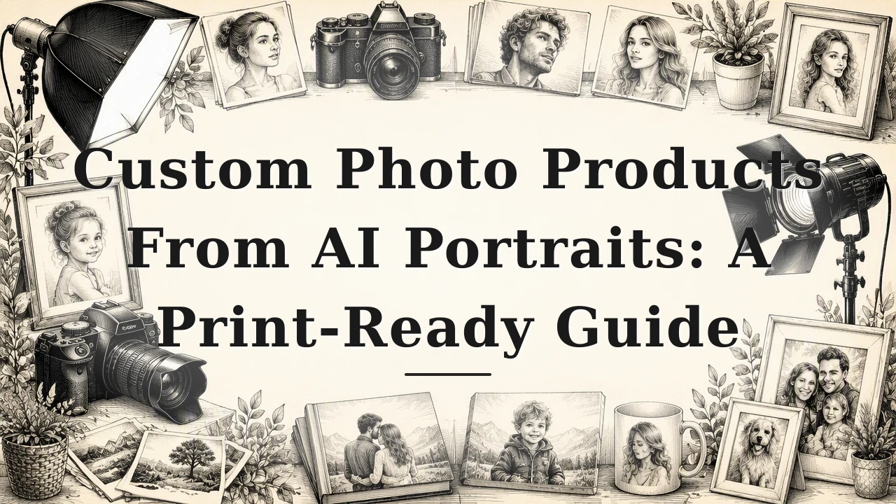 Custom Photo Products From AI Portraits: A Print-Ready Guide