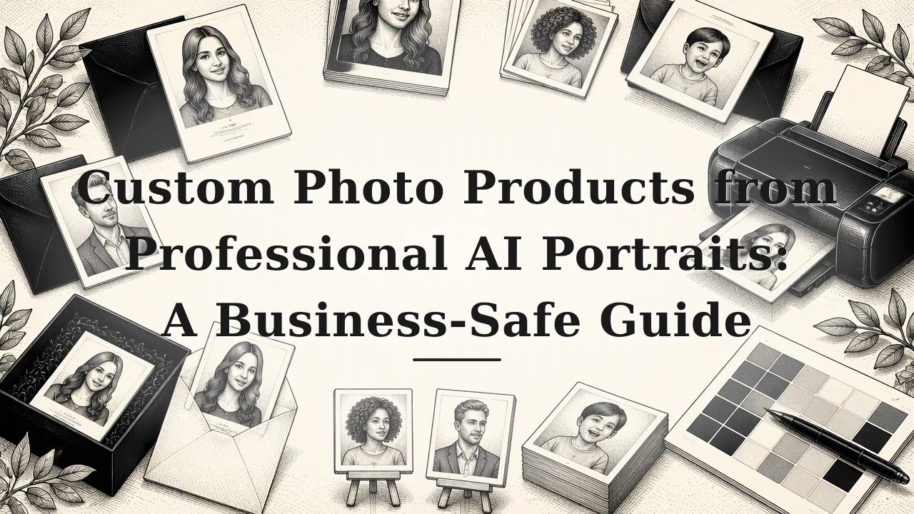 Custom Photo Products from Professional AI Portraits: A Business-Safe Guide