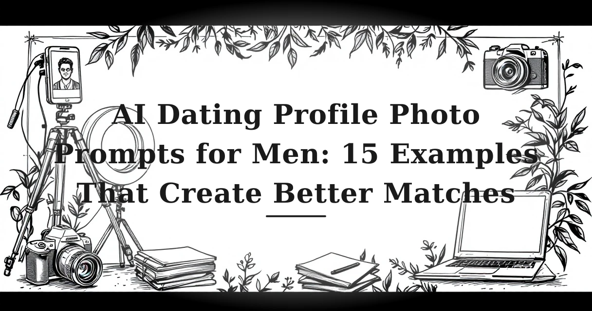 AI Dating Profile Photo Prompts for Men: 15 Examples That Create Better Matches